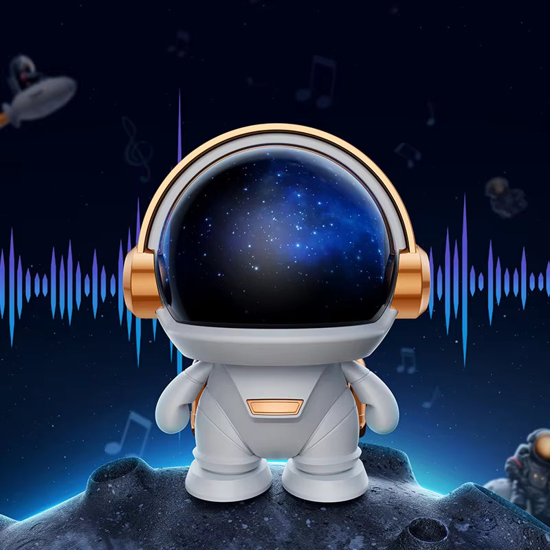 Robot Portable Bluetooth Speaker TF Card Wireless Speaker with LED Light