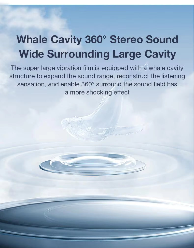 M41  Mini Compact LED Digital Screen TWS Earbuds Fast Bluetooth 5.3 Connection Smart Button Long Battery Life Noise Cancelling