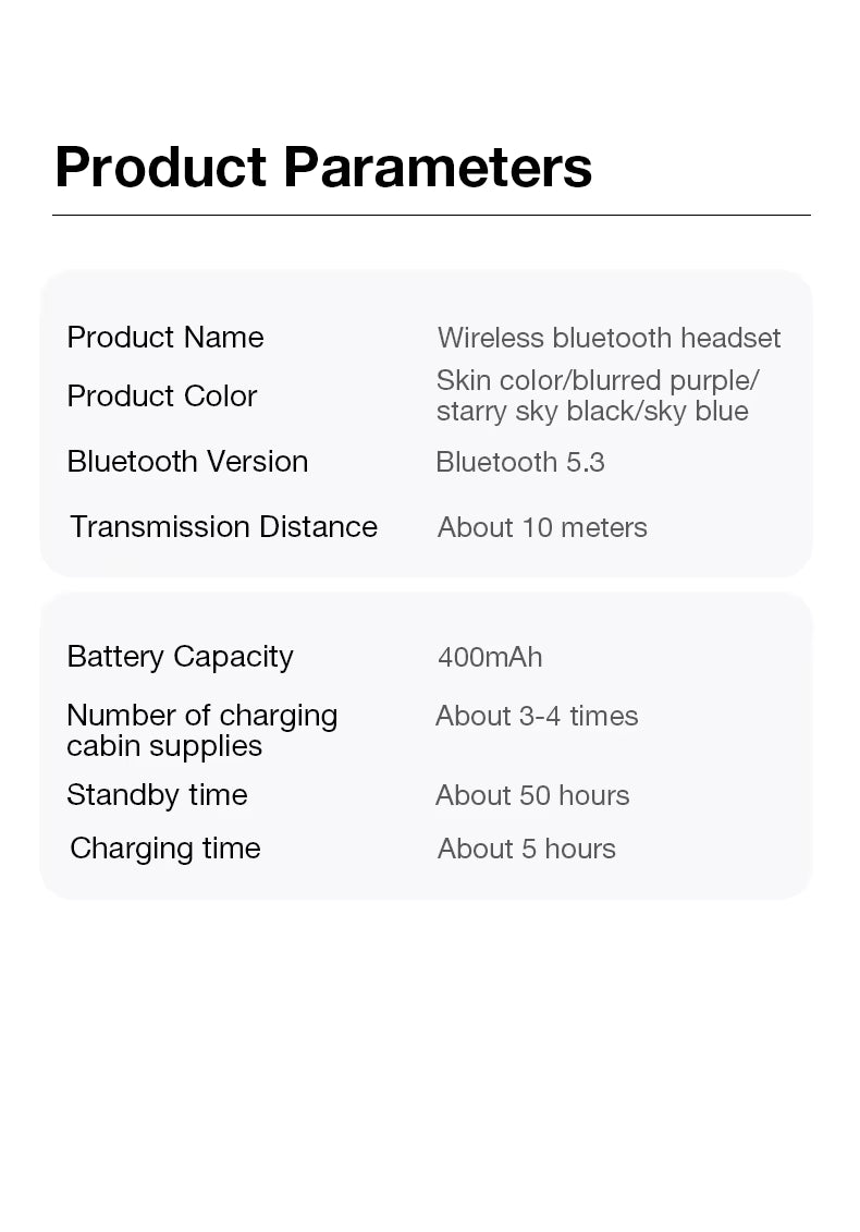 M41  Mini Compact LED Digital Screen TWS Earbuds Fast Bluetooth 5.3 Connection Smart Button Long Battery Life Noise Cancelling