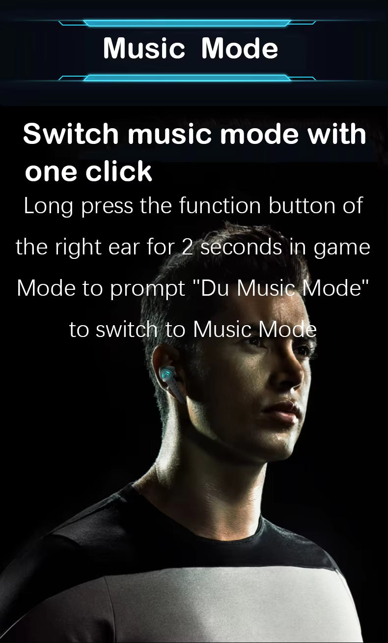 P36 Zero Delay Earphones Games True Wireless Earbuds P36 Tws P30 In-ear Headphones Gaming Headphone