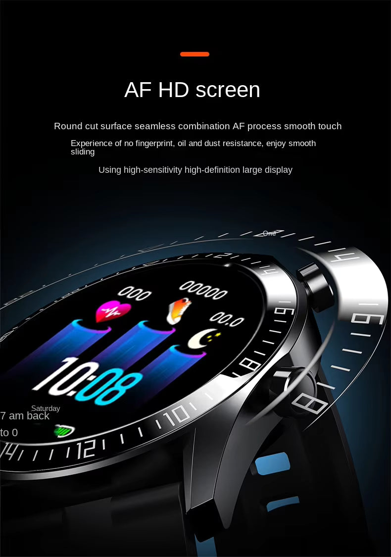 H1 Bluetooth Call Men's Watch Huaqiang North Heart Rate Blood Pressure Monitoring Multifunctional Waterproof Health Smart Watch