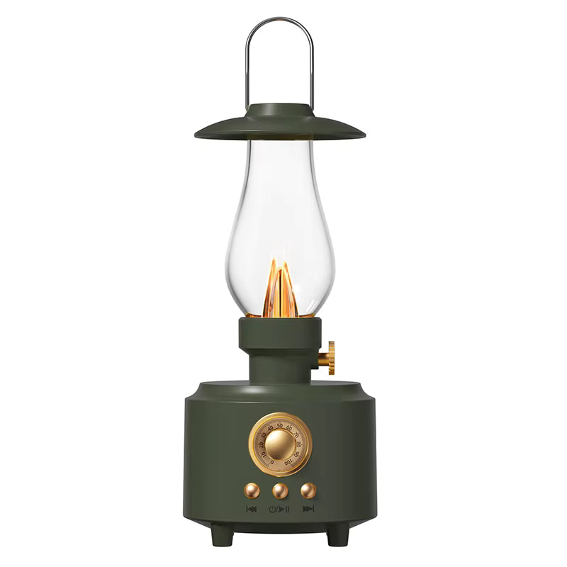 Classic Vintage Kerosene Retro New bluetooth Speaker Lamp Sound Music Waterproof Wireless Speakers Audio Player for Room/outdoor