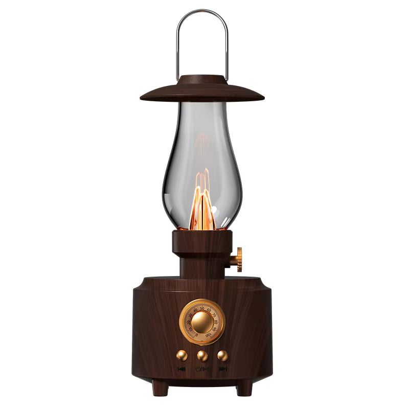 Classic Vintage Kerosene Retro New bluetooth Speaker Lamp Sound Music Waterproof Wireless Speakers Audio Player for Room/outdoor