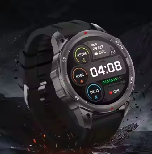 DK68 Smart Watch Men Women LED Strong Light IP67 Waterproof NFC Heart Rate